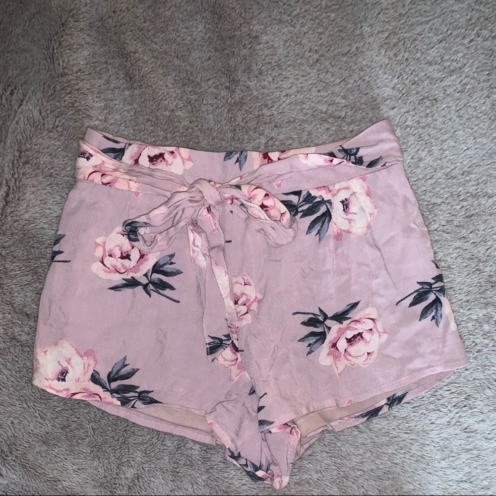 Charlotte Russe Floral Flowy shorts
